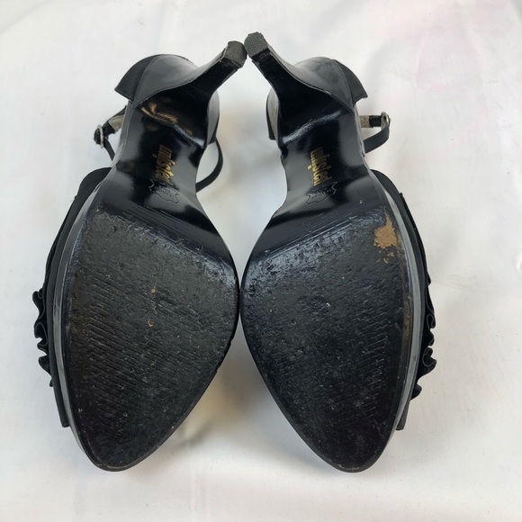 Unlisted Black Size 9.5 Ankle Strap High Heels - Picture 3 of 6